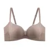 Lingerie Xadrez Sem Costura para Mulheres com Seios Pequenos, Push-Up, Aumento, Levanta Seios Auxiliar, Sutiã Ajustável Anti-Queda Novo Estilo 2025