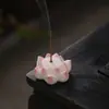 Queimador de Incenso de Lótus Cerâmico Fogareiro de Aromaterapia de Sândalo Doméstico Suporte de Incenso Antigo para Interior Queimador de Incenso Oramentos de Estante Bogu