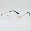 Nuevas Gafas de Sol Metálicas Sin Marco Fotocromáticas de Alta Definición para Lectura Planas para Hombres y Mujeres de Oleao