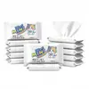 Toallitas Húmedas Mini Portátiles de Dibujos Animados, Toallitas para Bebé, Paquete Pequeño, Toallitas para Estudiantes para Boca, Cara y Manos, Pañuelo de Bolsillo Conveniente, Toallitas Húmedas