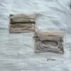 Bolsa de Cierre de Terciopelo para Joyería con Cremallera, Semitransparente, Antioxidación, Bolsa Portátil de Almacenamiento para Viajes para Pendientes, Aretes, Collares y Joyería