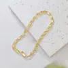 Pulsera de Cadena Sencilla Básica Versátil Lisa para Mujer, Pulsera Lateral con Flor Grabada de Coche Europeo y Americano, Venta Caliente Transfronteriza