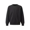 Nova blusa de moletom gola redonda outono e inverno para homens, corte solto, punhos canelados, mangas compridas, top casual unissex versátil