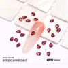Rojo de Año Nuevo Mezclado Forma Especial Circonita Ankora Rojo Mini Biselado Circonita Arte de Uñas Diamante Uña Joyería Mayoreo