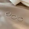 Anillo Popular de Perla con Forma de Corazón Dulce y Versátil Estilo Coreano para Mujer, Anillo Único con Diseño de Mariposa para Dedo Índice