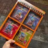 Kappibala Mini Cadeado de Bolso Livro Sanrio Kulomi Caderno de Anotações Manual Livro de Conjunto de Cola PU Descompressão