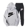 Nueva Sudadera con Capucha Sudadera de Hombre Traje de Moda Casual Estampada Sudadera Urbana de Dos Piezas Moda Traje Deportivo