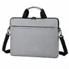 Bolso bandolera ligero de un solo hombro para portátil de 14 pulgadas, de alta gama, simple, elegante, de felpa, a prueba de golpes