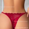 Exclusivo transfronteiriço para tamanho europeu e americano tanga sexy renda flor vazado cintura baixa roupa íntima feminina em estoque