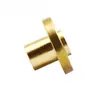 Haste Rosqueada Trapezoidal T8 Porca Redonda com Flange de Cobre Total com Especificações Completas de Rosca Adequada para Impressoras 3D