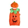 Cosplay Halloween Disfraz de Calabaza para Niños Estilo Mascarada Disfraz de Calabaza para Actuación de Bebé