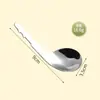 Aço inoxidável 316 garfo colher torto semiacabado talheres infantis suplemento alimentar colher de sopa para alimentar bebê acessórios de hardware de cotovelo