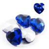 Arte de Uñas Hot Transfronterizo Estilo Japonés Forma de Corazón Fondo Puntiagudo Diamante Grande Vidrio Estéreo Diamante Brillante Adhesivo para Uñas Joyería de Diamante