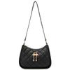 Bolso de mano colgante de cisne fresco y dulce, bolso de axila, moda clásica, bordado de diamantes, de un solo hombro, para mujer, una generación de cabello