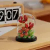 Venta al por mayor Transfronterizo Popular Flor de Rosa Bloque de Construcción Maceta de Montaje Serie Decoraciones para Sala de Estar Juguetes de Partículas Pequeñas Regalos para el Festival Qixi
