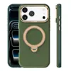 Capa de Celular com Suporte Magnético Giratório 360° para iPhone 18 Pro Max Samsung S26 Ultra Capa Protetora de Couro