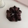 Primavera y verano cerdo intestino grueso banda para el pelo accesorios para el cabello mujer cubierta de cuero cuerda para el pelo de alta calidad tocado flor tocado francés coleta cuerda para el pelo banda de goma