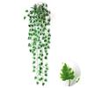 Simulação de Comércio Exterior Pendurado na Parede Rattan Orquídea Aranha Decoração de Casa Plástico Trepadeira Folha Flor de Seda Fabricante Atacado