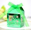 Comercio exterior Fiesta Navideña caja de dulces hueca blanco hielo patrón de niña ángel caja de dulces cartón con cinta en stock mayoreo