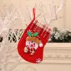 Meias de Natal, Sacolas de Presente de Natal, Meias Pequenas de Natal, Enfeites de Árvore de Natal, Itens Decorativos, Meias de Juta