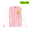 Logo imprimível transfronteiriço letras de moda outono e inverno 2D impresso casaco casual feminino americano uniforme de beisebol vestuário feminino