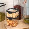 Caja de Almacenamiento de Granos Hogareña Transparente Tarro de Almacenamiento Visual Cocina Tarro Sellado para Snacks Plástico Tarro de Azúcar para Alimentos