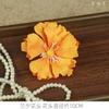 Cabeça de Flor de Orquídea Artificial Leyouyi Caixa de Presente com Flores Guirlanda DIY com Flores Corsage de Celebração Flor de Pulso Produção de Parede