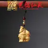 Llavero Caballo Mecedora de Sándalo Yiming Xianyuan Madera Arcoíris Creativa Año del Caballo del Zodiaco Colgante para Cadena de Teléfono Encanto para Bolso