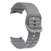 Correa Deportiva de Silicona para Reloj con Patrón Ondulado Cosida a Mano Adecuada para Samsung Galaxy Watch7 Watch4/5/6