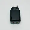 En Stock Cargador 5V2A K2 Estándar Europeo Doble USB Negro Cabezal de Carga Adecuado para Varios Electrodomésticos Pequeños Cabezal de Carga 5V2A