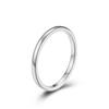 Anel Minimalista de Aço Tungstênio Ins Unissex para Homens e Mulheres, Estilo Cool e Sofisticado, Anel de Dedo Mínimo, Ouro Tungstênio, Não Desbota, Fabricante de Joias de Mão