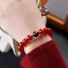 Pulseras de Ágata Roja Grado 7A de los Doce Santos Patronos del Zodiaco para Hombres y Mujeres, Cuentas de Ágata Natural de Buda