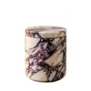 Novo favorito em armazenamento doméstico de luxo leve Pedra pode ser usada como porta-velas de aromaterapia, porta-joias ou ornamento de mesa Bulgari Roxo Três
