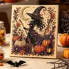 Kit DIY Pintura de Diamante Fantasma de Halloween 5D Pintura de Diamante Papai Noel de Natal Decoração de Casa Feita à Mão