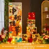 Decoração de cena para o Festival do Meio Outono Ornatos em placa KT para parede de fundo de evento escolar, de shopping, de loja, lanternas, pilares, adereços