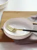 Plato Hondo para el Hogar Plato Redondo para la Cena Plato Plato Cerámico para Sopa Vajilla Simple Creativo Porcelana Ósea Plato para la Cena Plato Hondo