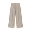 Verão 2025 Novo Conjunto Europeu e Americano Transfronteiriço de Roupas Femininas Colete Curto Cruzado Decote V + Calça Reta W103 90066