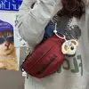 Bolsa de Peito Tendência Estilo Workwear para Ciclismo Esportivo Nicho para Homens, Bolsa de Cintura Versátil Casual Retrô Japonês para Mulheres, Mochila Transversal para Estudantes