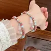 Pulsera Nueva de Piedra Shoushan Natural Estilo Chino con Veta de Madera Roja, Cristal Rosa y Forma de Calabaza Joyería Cultural y Creativa al por Mayor