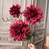 Flores artificiais vermelhas para casamento, salão de casamento, decoração de flores artificiais, arranjo de flores de chumbo, flores de seda, flores de teto, comércio exterior transfronteiriço