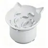Tazón de Silicona para Gatos de Alimentación Lenta con Ventosa, Tazón Desmontable Anti-Atragantamiento para Gatos, Diseño de Boca Inclinada Elevada para Protección del Cuello, Adecuado para Gatitos y Gatos Adultos, Disponible para Venta al por Mayor