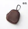Billetera Pequeña de PU Estilo Japonés Original Billetera para Monedas Juvenil Bolsa con Cremallera para Auriculares Llavero Colgante