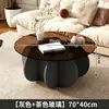 Mesa de centro de vidro, luxo leve moderna para sala de estar uso doméstico, mesa redonda para apartamento pequeno, mesa estilo ins da moda, mesa minimalista para varanda