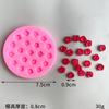 Uma variedade de pequenas flores flor de cerejeira flor de pêssego rosa molde de silicone molde de borracha de chocolate gesso carro aromaterapia vela molde