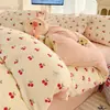 Conjunto de Roupa de Cama Desenho Animado Primavera 2026 Conjunto de Quatro Peças Estilo Fresco Lençol Capa de Edredom Roupa de Cama Nantong Conjunto de Três Peças para Dormitório 4