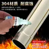 Tubo de Fumaça de Aço Inoxidável 304 Extra Espesso de 0,8 mm Fogão de Aquecimento Tubo de Fumaça de Caldeira Tubo de Fogão a Lenha Tubo de Chaminé