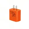 Cargador PD45w carga rápida adecuado para Apple 17 Pro Max, cabezal de carga súper rápida Naranja Estrellado, cabezal de carga rápida universal