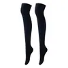 Calcetines de baile, calcetines largos de tres rayas hasta la rodilla para cosplay de mujer, calcetines altos, calcetines de mujer al por mayor, calcetines de rayas europeos y americanos