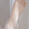 Pulsera de circón elegante de hadas súper pulsera de diseño nicho temperamento estilo frío simple estudiante novias pulsera femenina