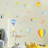 LD64064 globo aerostático de dibujos animados avión Cohete nubes de ensueño dormitorio porche decoración del hogar pegatinas de pared autoadhesivas